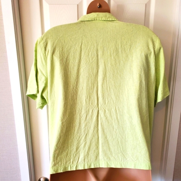 Jane Ashley Embroidered Button Up Blouse - Picture 8 of 13